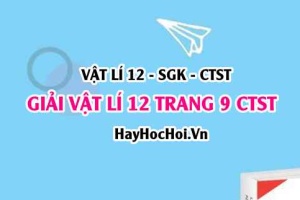 Giải Vật lí 12 trang 9 Chân trời sáng tạo SGK